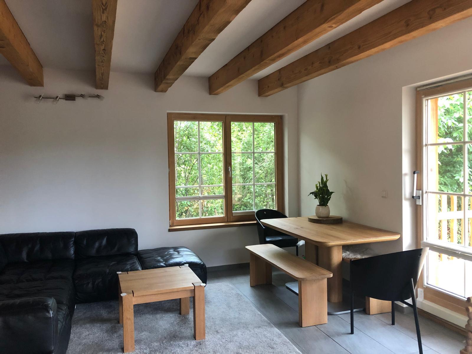 Dining room and living room interior